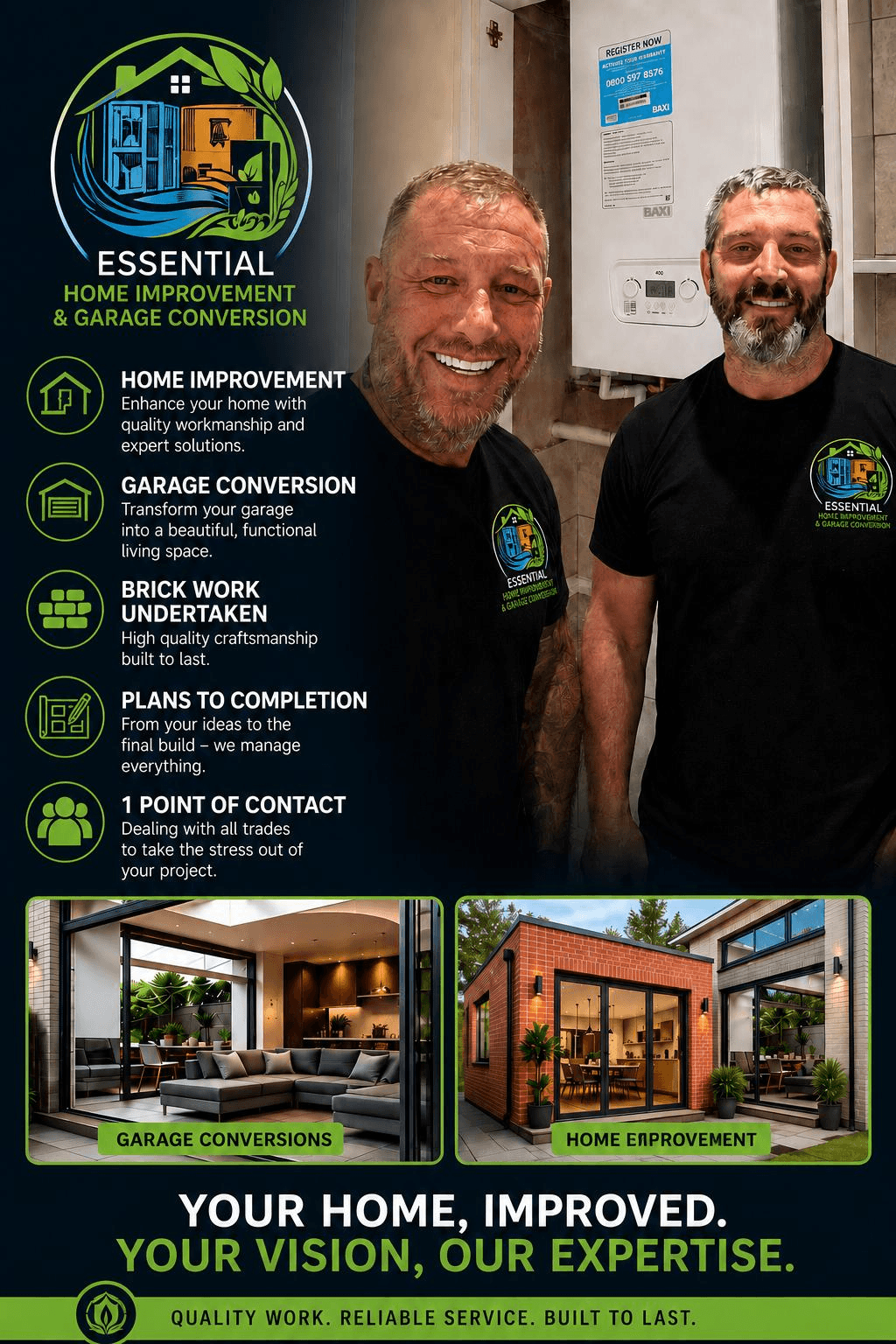 Gary and Joe — Essential Home Improvement team